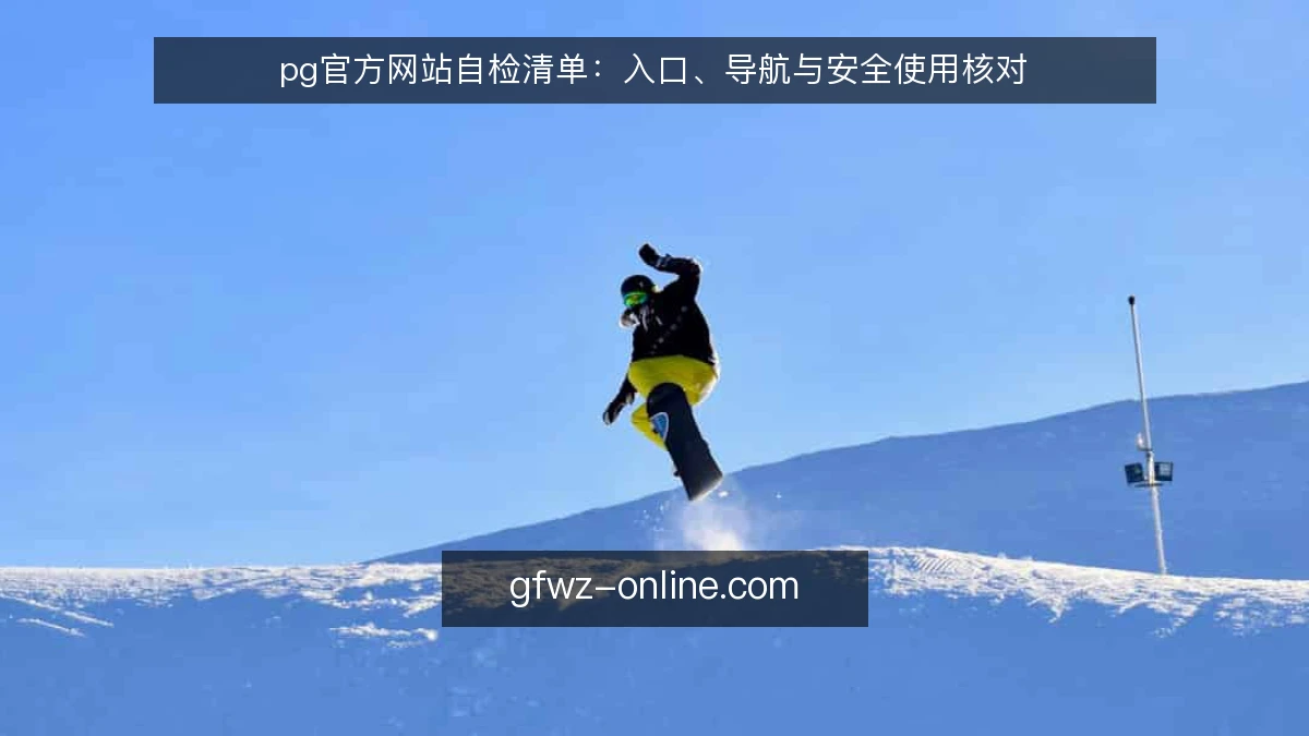 pg官方网站自检清单：入口、导航与安全使用核对