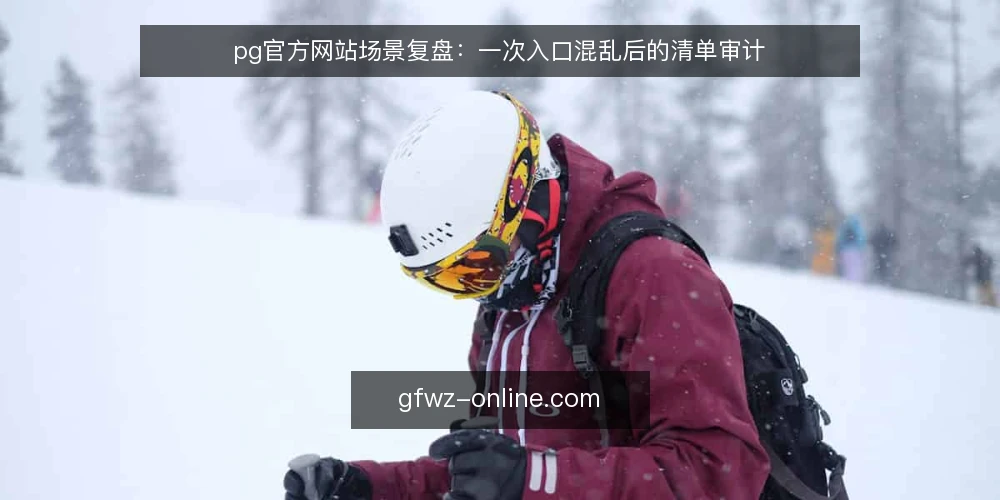 pg官方网站场景复盘：一次入口混乱后的清单审计 — 为什么现在要做一次入口审计 配图
